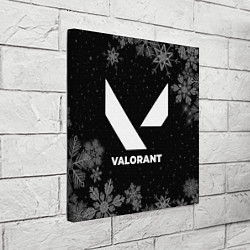 Холст квадратный Снежный Valorant, цвет: 3D-принт — фото 2