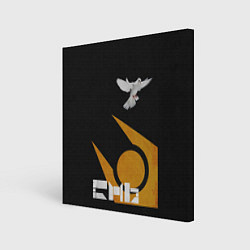 Холст квадратный Город 17 - граффити, цвет: 3D-принт