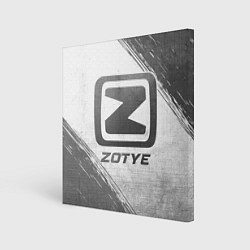 Холст квадратный Zotye - white gradient, цвет: 3D-принт