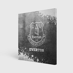 Холст квадратный Everton - grey gradient, цвет: 3D-принт