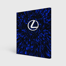 Холст квадратный Lexus blue energy, цвет: 3D-принт