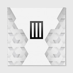 Холст квадратный Paramore white poly, цвет: 3D-принт — фото 2