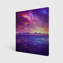 Холст квадратный Волшебная галактика, цвет: 3D-принт