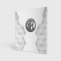 Холст квадратный Inter white poly, цвет: 3D-принт