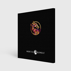 Картина квадратная Дракон - Мортал Комбат