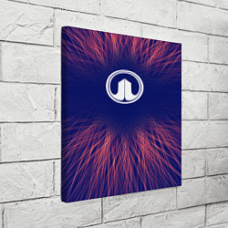 Холст квадратный Great Wall red energy, цвет: 3D-принт — фото 2