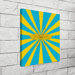 Холст квадратный Воздушно-космические силы, цвет: 3D-принт — фото 2