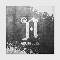 Холст квадратный Architects - grey gradient, цвет: 3D-принт — фото 2