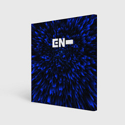 Холст квадратный Enhypen blue energy, цвет: 3D-принт