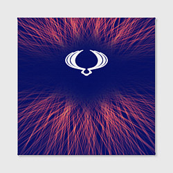 Холст квадратный SsangYong red energy, цвет: 3D-принт — фото 2