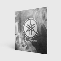 Холст квадратный Yamaha - grey gradient, цвет: 3D-принт