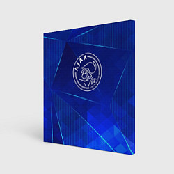 Холст квадратный Ajax blue poly, цвет: 3D-принт