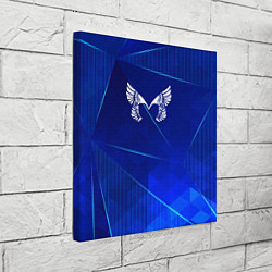 Холст квадратный Placebo blue poly, цвет: 3D-принт — фото 2