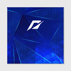 Холст квадратный Need for Speed blue poly, цвет: 3D-принт — фото 2