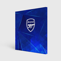 Холст квадратный Arsenal blue poly, цвет: 3D-принт