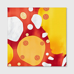 Холст квадратный Теплая африканская абстракция, цвет: 3D-принт — фото 2