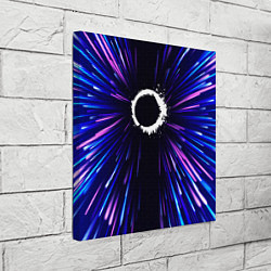 Холст квадратный The Callisto Protocol neon energy, цвет: 3D-принт — фото 2
