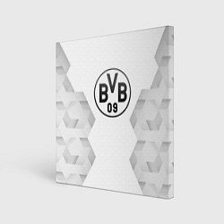 Холст квадратный Borussia white poly, цвет: 3D-принт
