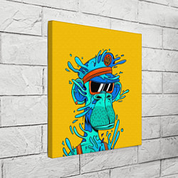 Холст квадратный NFT water ape, цвет: 3D-принт — фото 2