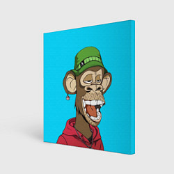 Холст квадратный NFT smile ape, цвет: 3D-принт