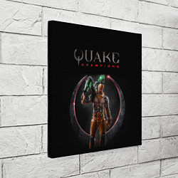 Холст квадратный Quake champions - Visor, цвет: 3D-принт — фото 2