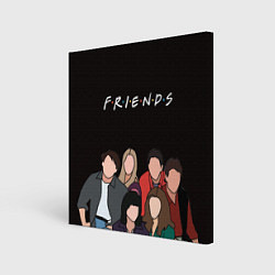 Холст квадратный Friends - Central park, цвет: 3D-принт