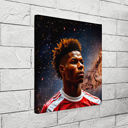 Холст квадратный Маркус Рашфорд и космос, цвет: 3D-принт — фото 2