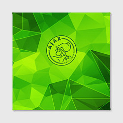 Холст квадратный Ajax green poly, цвет: 3D-принт — фото 2