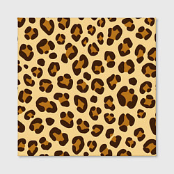 Холст квадратный Паттерн с пятнами леопарда, цвет: 3D-принт — фото 2