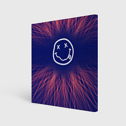 Холст квадратный Nirvana red energy, цвет: 3D-принт
