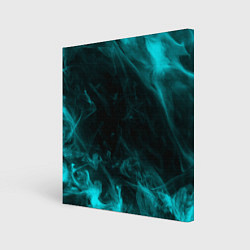 Холст квадратный Neon smoke, цвет: 3D-принт