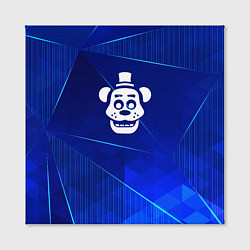 Холст квадратный FNAF blue poly, цвет: 3D-принт — фото 2