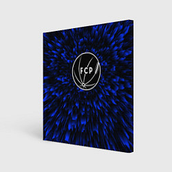 Холст квадратный Porto blue energy, цвет: 3D-принт