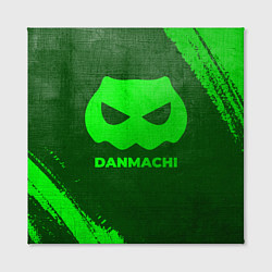 Холст квадратный DanMachi - green gradient, цвет: 3D-принт — фото 2