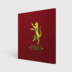 Картина квадратная House cat