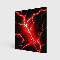 Холст квадратный Lightning, цвет: 3D-принт