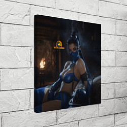 Холст квадратный Загадочная Китана, цвет: 3D-принт — фото 2