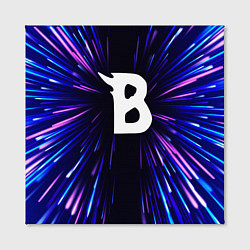 Холст квадратный Beastars neon energy, цвет: 3D-принт — фото 2