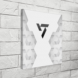 Холст квадратный Seventeen white poly, цвет: 3D-принт — фото 2