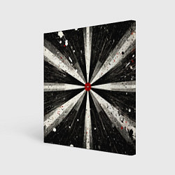 Картина квадратная Черная мишень