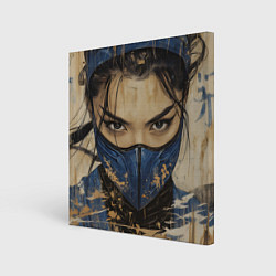 Холст квадратный Китана крупным планом, цвет: 3D-принт
