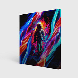 Холст квадратный Космос пламенный, цвет: 3D-принт