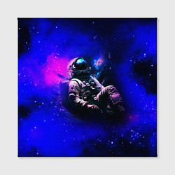 Холст квадратный Астронавт в пучине, цвет: 3D-принт — фото 2