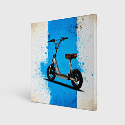 Холст квадратный Самокат с сиденьем, цвет: 3D-принт