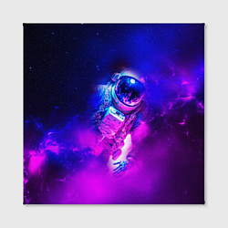 Холст квадратный Космонавт среди облаков, цвет: 3D-принт — фото 2