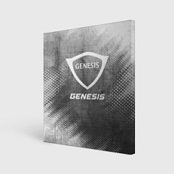 Холст квадратный Genesis - grey gradient, цвет: 3D-принт