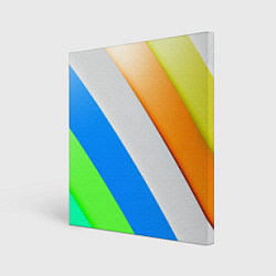 Холст квадратный Striped, цвет: 3D-принт