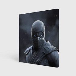 Холст квадратный Нуб Сайбот черный призрак, цвет: 3D-принт