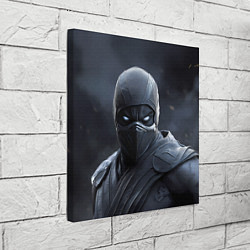 Холст квадратный Нуб Сайбот черный призрак, цвет: 3D-принт — фото 2