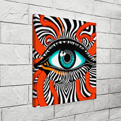 Холст квадратный Глаз, цвет: 3D-принт — фото 2